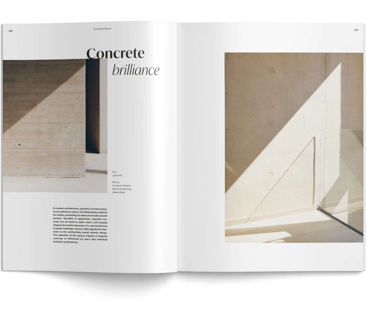 JANS Magazine 004 Concrete brilliance 1250x1080px